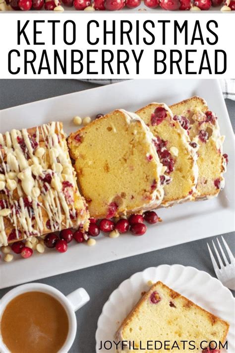 Keto White Chocolate Cranberry Bread Low Carb Gluten Free Thm S