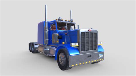 Peterbilt 379 Semi Truck 3d Model By Andrasfi Games Andrasfi1027