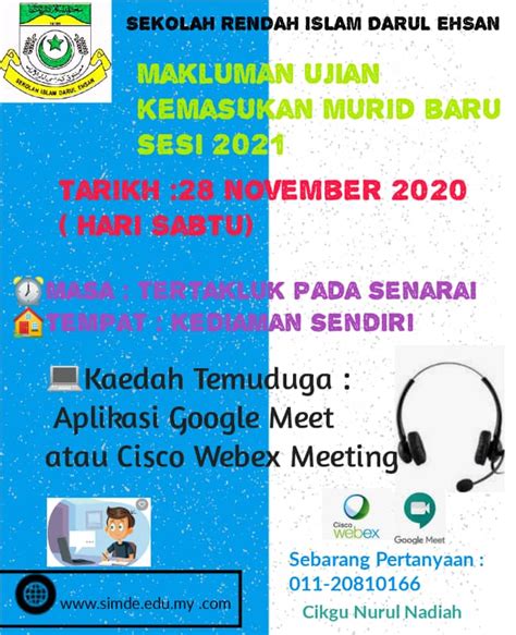 Soalan lazim ujian kemasukan sekolah berasrama penuh (uksbp) 2020. Makluman Ujian Kemasukan Murid Baru Sesi 2021 - SIMDE