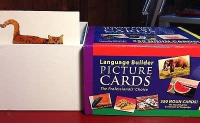 Picture noun card set is a tremendous tool for teaching key language concepts to preschool age children; Language Builder Picture Cards / 350 Noun Cards | #526437396