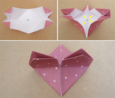Sweet origami hearts ⇆ bloomize