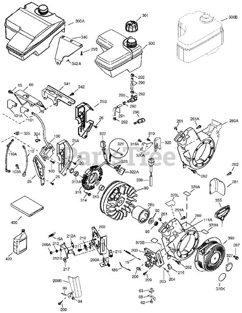 Tecumseh Ohh60 71107c Tecumseh Engine Engine Parts List 2 Parts