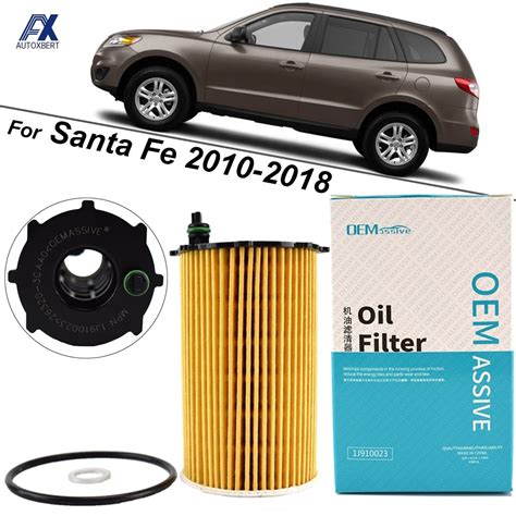 Oil Filter For Hyundai Santa Fe Cm Dm 2010 2011 2012 2013 2014 2015 2016 2017