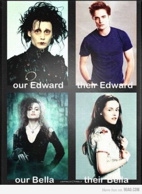 Edward And Bella With Images Twilight Memes Funny Images Funny