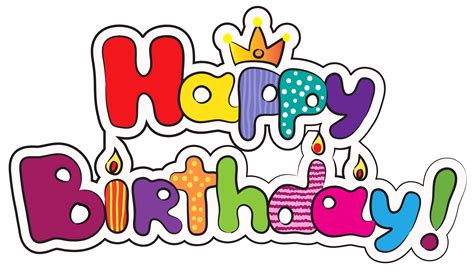 Colorful Happy Birthday Png Clipart Image Happy Birthday Logo Happy
