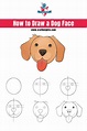How to Draw a Dog Face Easily - Doyle Sespor