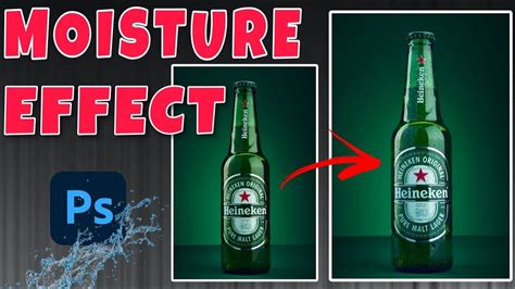 How To Create Wet Glass Effect In Photoshop Moisture Effect Youtube