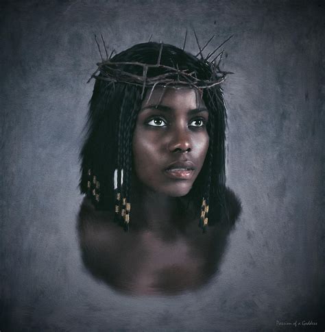 Black Jesus Portrait V Digital Art By Ramon Martinez