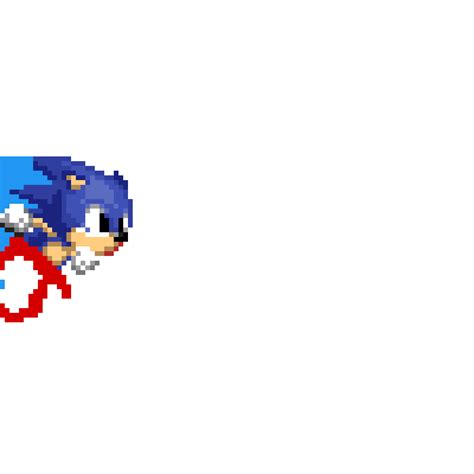 Pixilart Sonic Running Sprite By Sonic Gamer