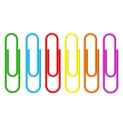200 Paper Clips 33mm Vinyl Coated Assorted Colors Crafts Home School
