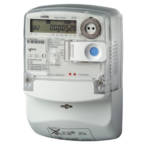 Iskra Me372 Single Phase Smart Electric Meter With Gsm Modem Sms Metering