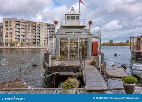 Gangway To A Modern Houseboat Editorial Stock Photo Image Of Port