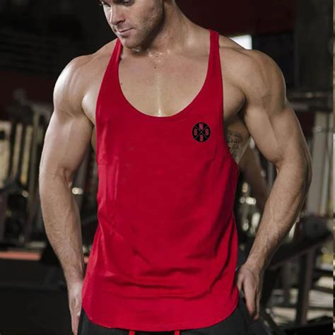 Muscleguys Brand Gyms Tank Tops Mens Undershirt Sporting Wear