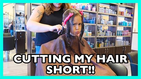 Cutting My Hair Short Youtube