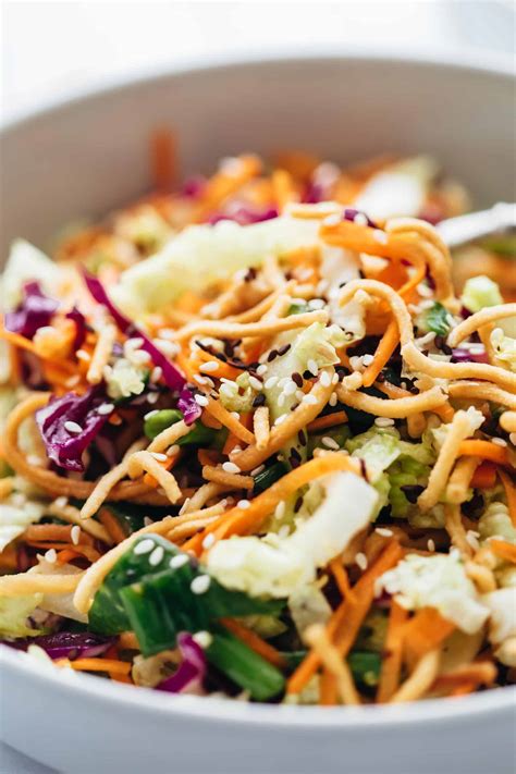 I sub in a ramen noodles. Crunchy Chinese Chicken Salad - Healthy and Vibrant! - My ...