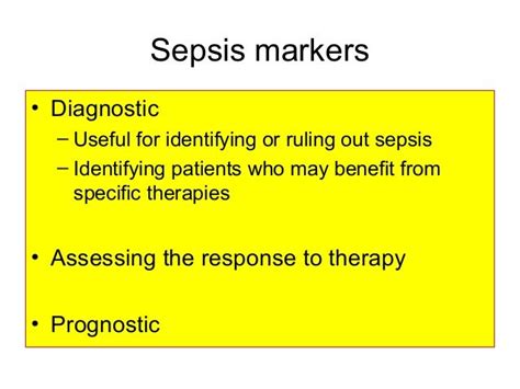 Sepsis Markers