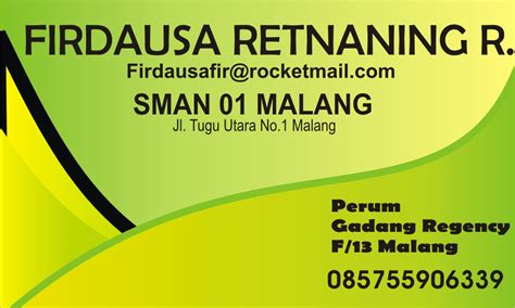 We did not find results for: TEMANBULU: cara mudah dan sederhana membuat kartu nama ...