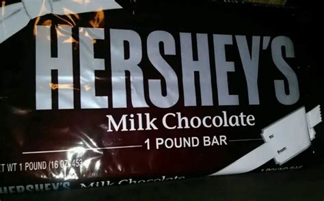 Hersheys Milk Chocolate Candy Bar Giant 1 Lb Bar Limited Edition