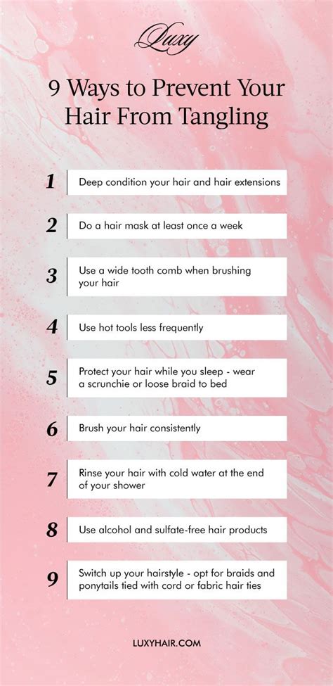 Tangled Hair How To Prevent Your Hair From Tangling Tangled Hair