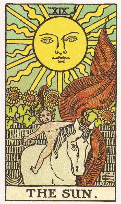 The Sun Tarot Card Meaning Tarot Cards Art The Sun Tarot Card