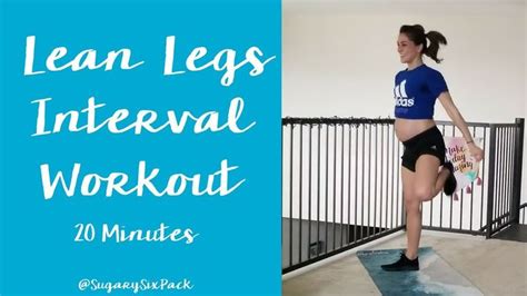 Lean Leg Hiit Workout Home Cardio Intervals Youtube Hiit Workout