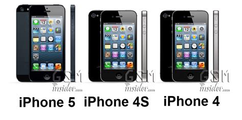 Apple Iphone 5 Vs Iphone 4s Vs Iphone 4 What Are The Differences
