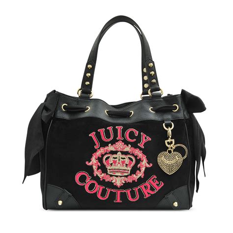 Juicy Couture Daydreamer Velvet Bag In Black Lyst
