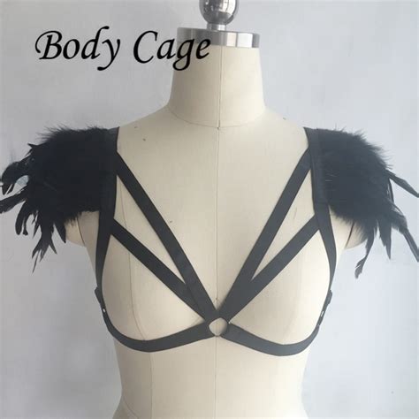 Body Cage Sexy Gothic Handmade Fashion Punk Harness Body Bondage Waist
