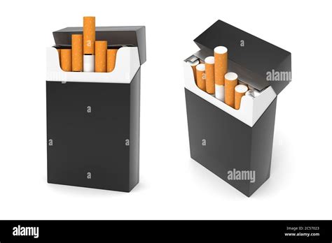Caja De Tabaco Blanco Y Negro Imágenes Recortadas De Stock Alamy