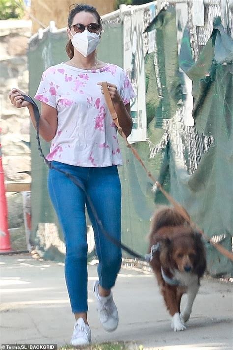 Aubrey Plaza Masks Up As She Keeps It Cute In Pink Tie Dye To Walk Her