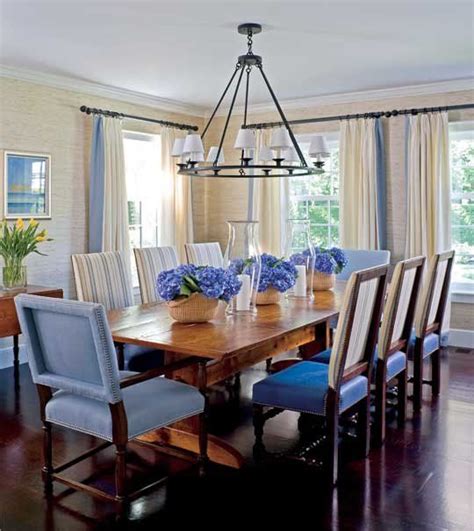 Cape Cod Reconstruction Beautiful Dining Rooms Dining Room Blue