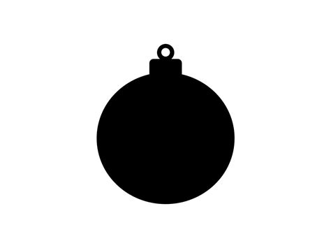 Holiday Christmas Clip Art Black And White Basic Round Christmas Tree