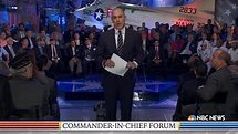 Watch Full Commander-In-Chief Forum - NBC News