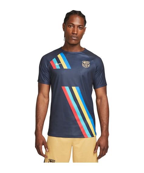 Nike Fc Barcelona Prematch Shirt 20222023 F452 Blau
