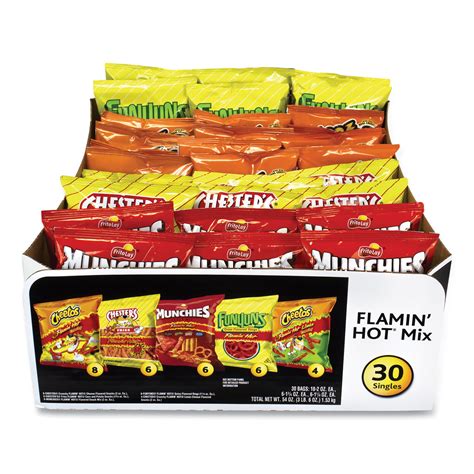 Frito Lay Flamin Hot Mix Variety Pack Assorted Flavors Assorted Size