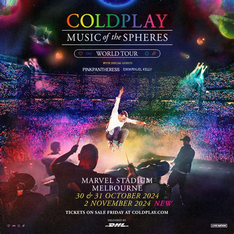 Coldplay Announce Additional Dates For Sydney And Melb Stadium Tour
