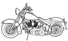 We determined that these pictures can also depict a. Harley-Davidson Road King. Harley Motorcycle coloring page ...