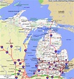 Road Map Of Michigan | Michigan Map