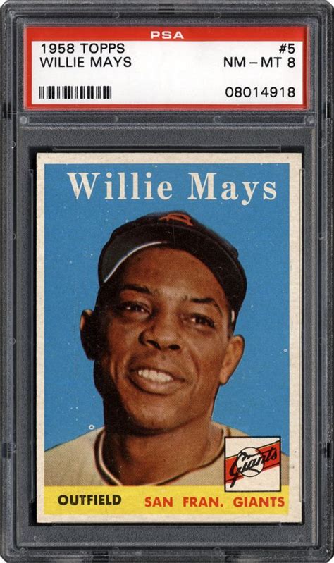 We did not find results for: 1958 Topps Willie Mays | PSA CardFacts®