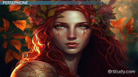 Persephone In Greek Mythology Overview Appearance And Meaning Lesson
