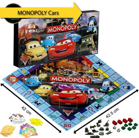 Cars Monopoly Game Board Telegraph