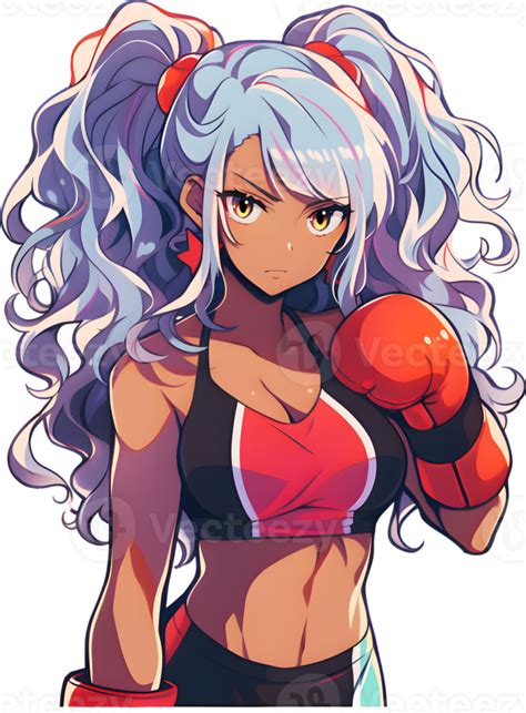 Anime Girl Sticker The Boxer 24525711 Png