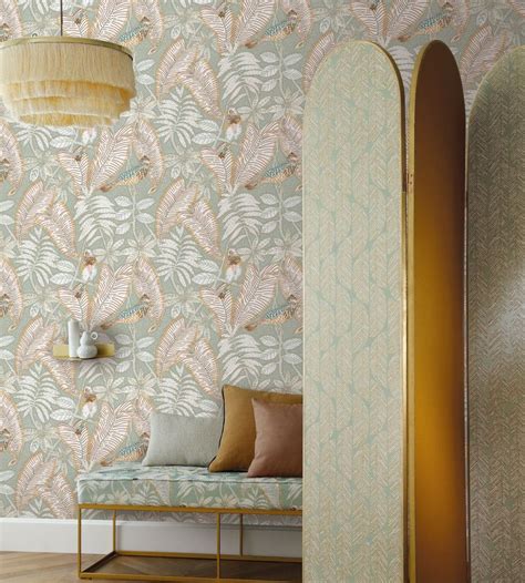 Sibia Wallpaper By Casamance Papel Pintado Paredes De Tela Murales