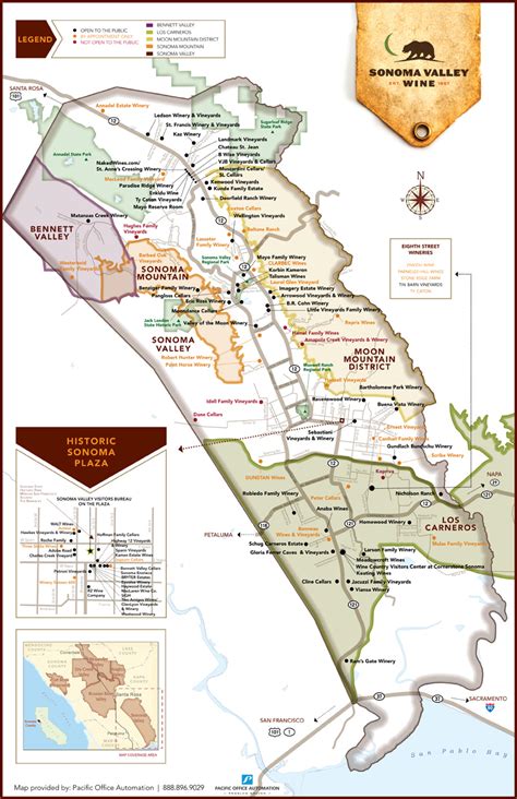 Sonoma Wine Maps
