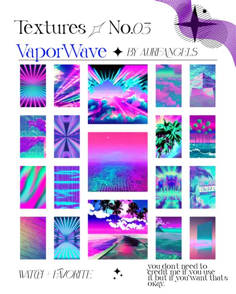 Texture Pack Vaporwave By Aureangels On Deviantart