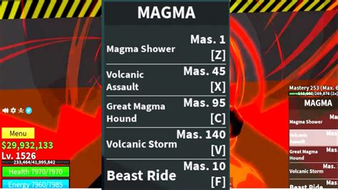 Magma V2 Showcase All Moves Youtube