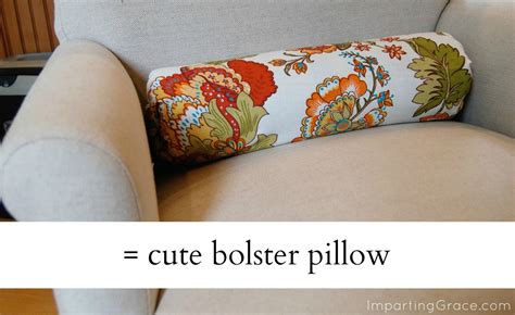 When shopping for fabric to make throw. Imparting Grace: Super-easy decorative pillow made from scraps