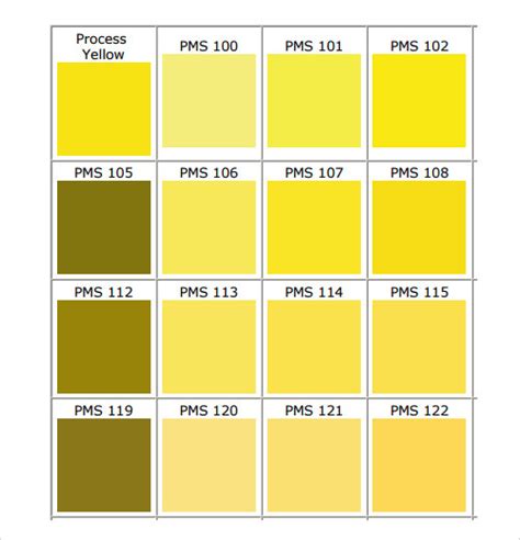 If safety is the only thing, then all of us can wear the same color of a hard hat while working. 26 Color Chart Templates | Sample Templates