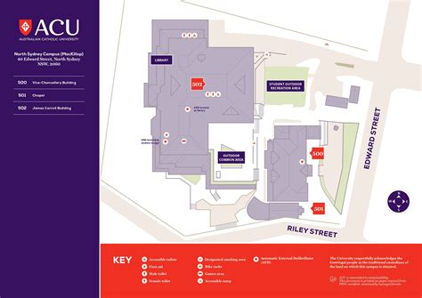 North Sydney Campus Map Acu