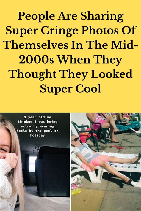 people are sharing super cringe photos of themselves in the mid 2000s when they thought they